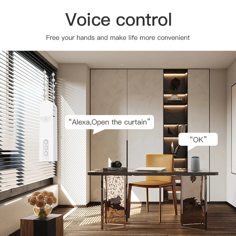 Smart Wi-Fi Curtain Motor - Remote & Voice Control, Smart Home
